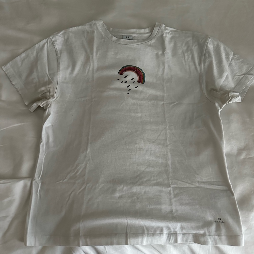 Paul Smith ladies medium white rainbow T-shirt